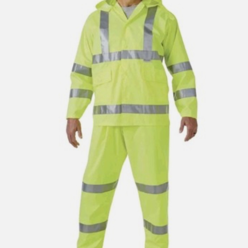High-Visibility Reflective Safety Suit